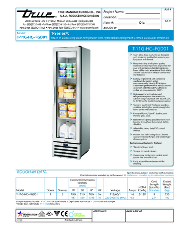 Spec Sheet