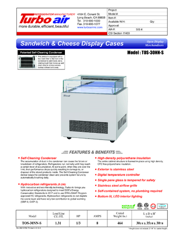 Spec Sheet