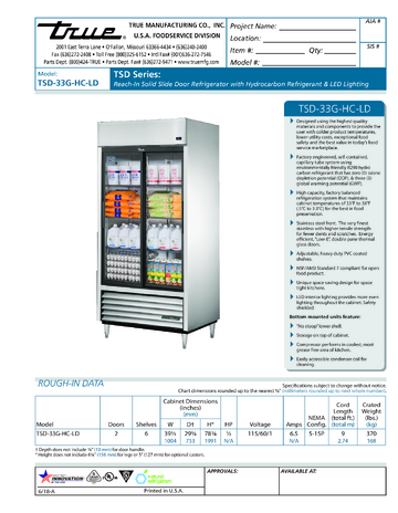Spec Sheet