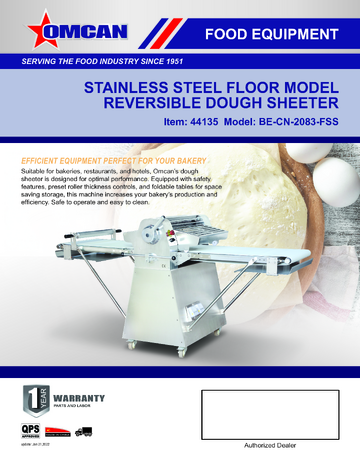 Spec Sheet