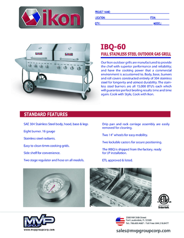Spec Sheet