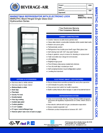 Spec Sheet