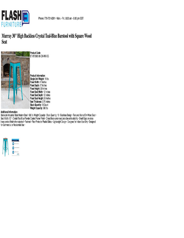 Spec Sheet