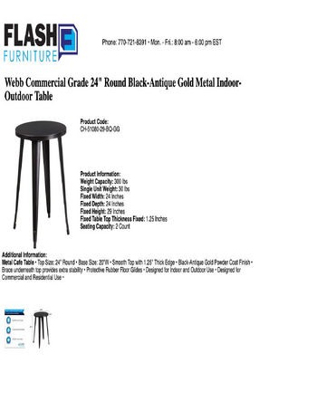 Spec Sheet