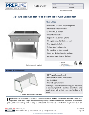 Spec Sheet