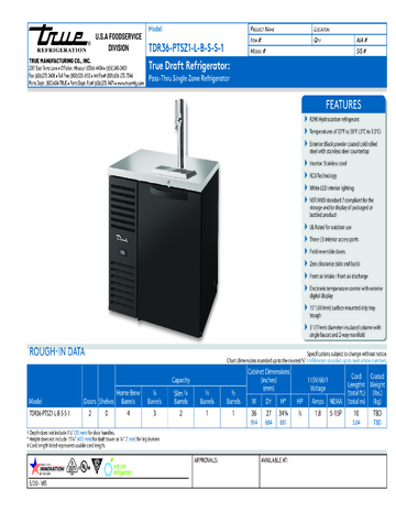 Spec Sheet