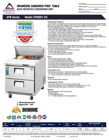 Spec Sheet