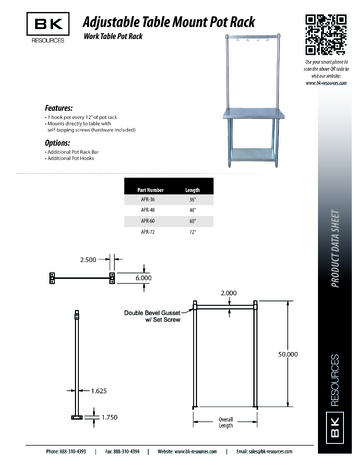Spec Sheet