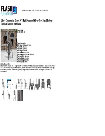 Spec Sheet