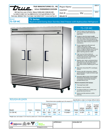 Spec Sheet