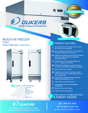Spec Sheet