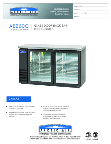 Spec Sheet