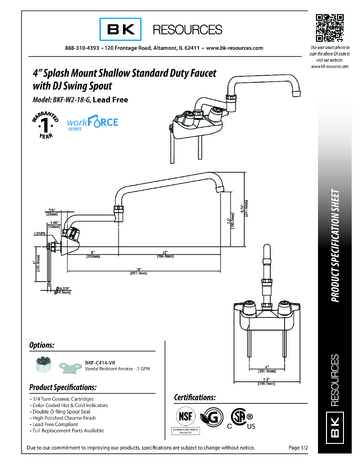 Spec Sheet