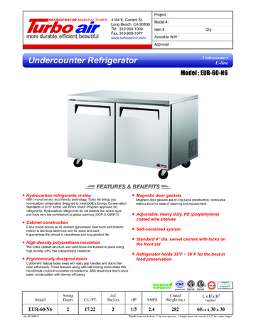 Spec Sheet