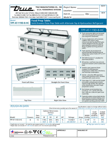 Spec Sheet