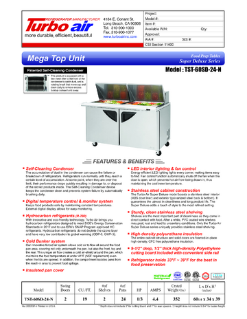 Spec Sheet