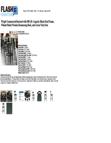 Spec Sheet