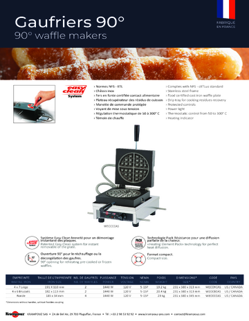 Spec Sheet