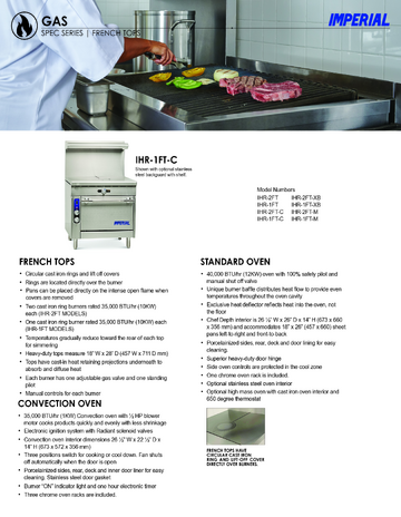 Spec Sheet