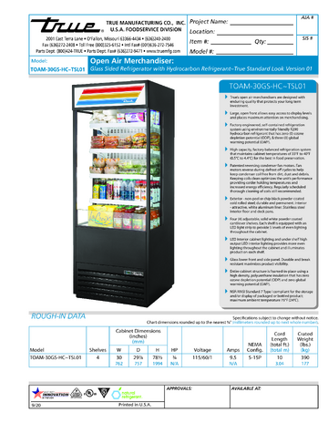 Spec Sheet