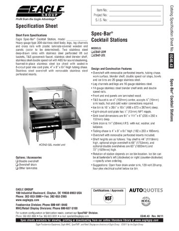 Spec Sheet