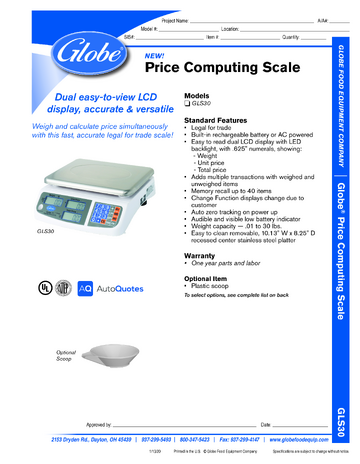 Spec Sheet