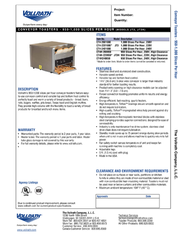 Spec Sheet