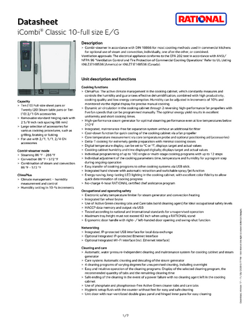 Spec Sheet