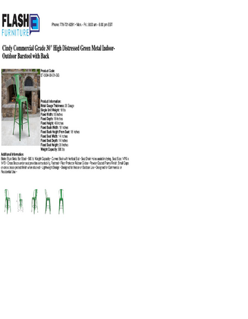 Spec Sheet