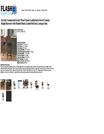 Spec Sheet