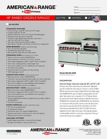 Spec Sheet