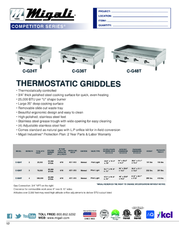 Spec Sheet
