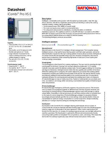 Spec Sheet