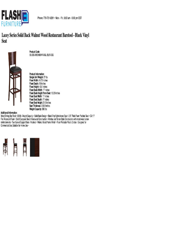 Spec Sheet