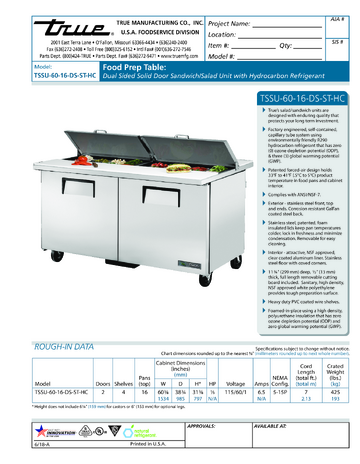 Spec Sheet