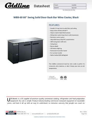Spec Sheet