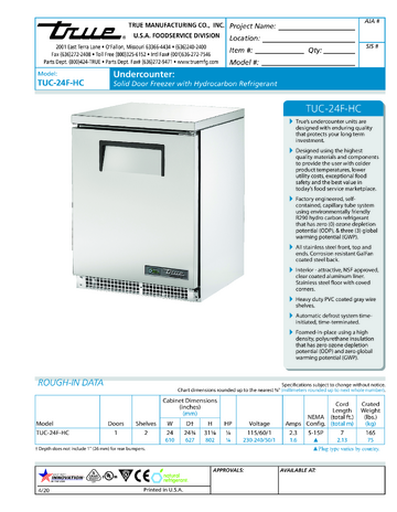 Spec Sheet