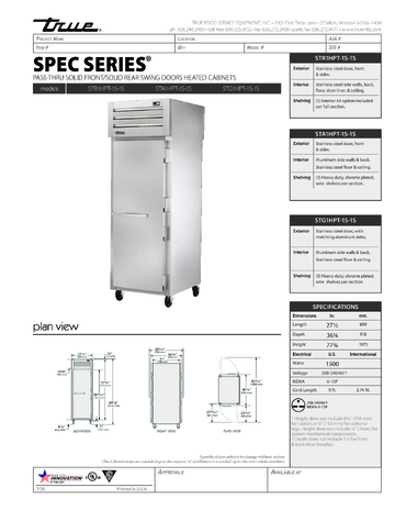 Spec Sheet