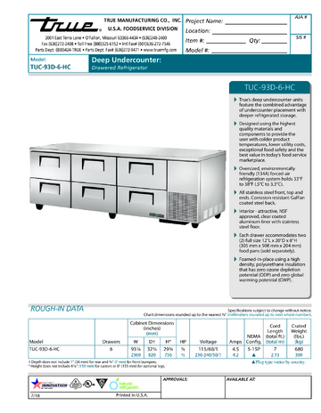 Spec Sheet