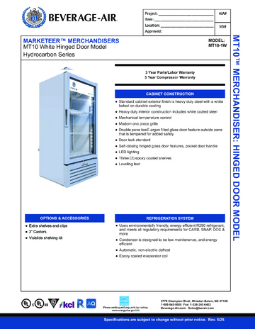 Spec Sheet