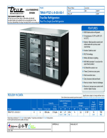 Spec Sheet