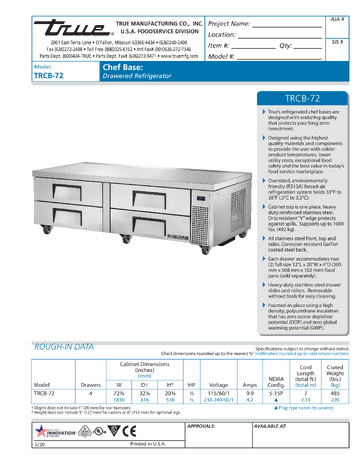 Spec Sheet