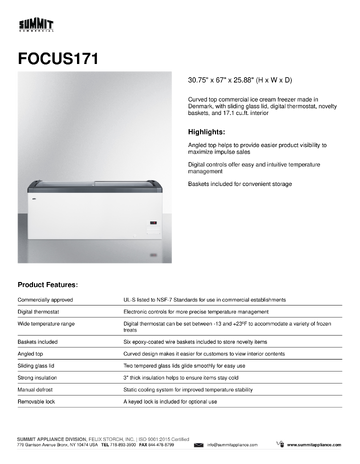 Spec Sheet