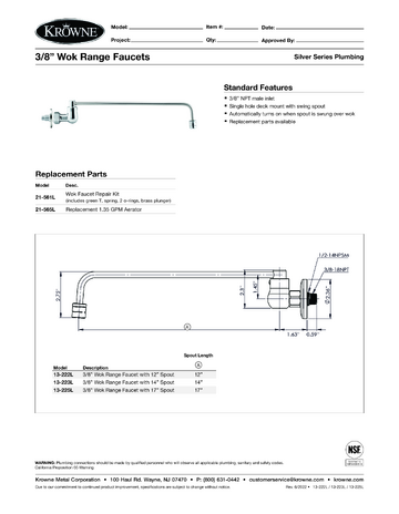 Spec Sheet