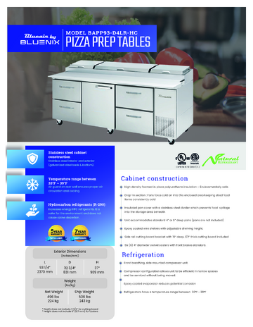 Spec Sheet
