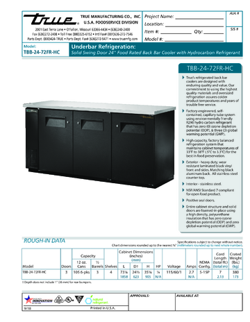 Spec Sheet