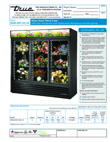 Spec Sheet