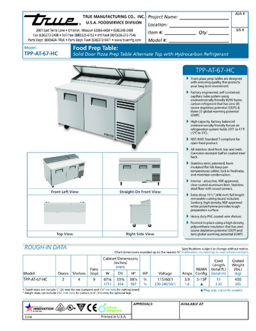 Spec Sheet