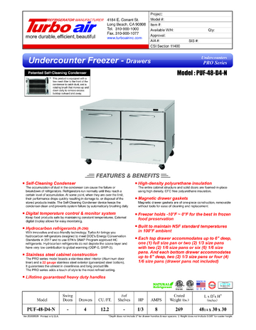 Spec Sheet