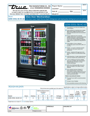 Spec Sheet